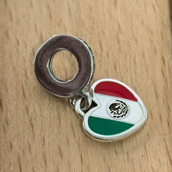 Pandora Mexico Flag Exclusive Charm, S925 Silver Bracelets - Picture 3 of 4
